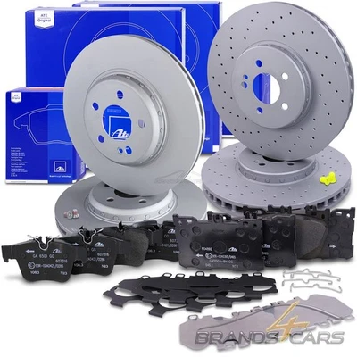 ATE BREMSSCHEIBEN +BELÄGE VORNE+HINTEN FÜR MERCEDES C-KLASSE W205 GLC X253 C253 - Bild 1 von 4