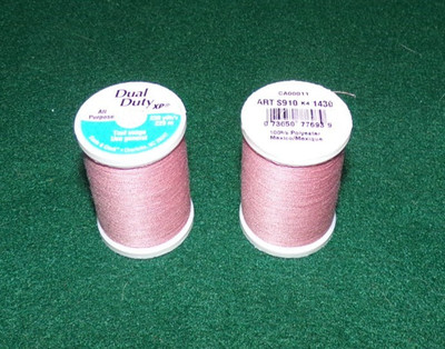 Coats & Clark, Dual Duty All Purp Polyester Thread, 250 yds, Coral (1430)