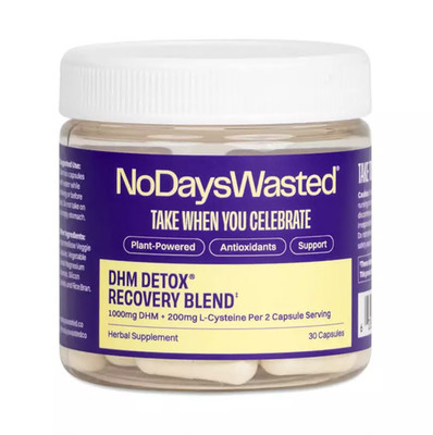 No Days Wasted DHM Detox 30 capsules