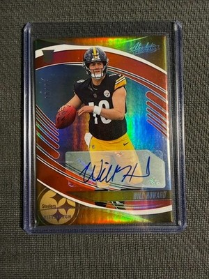 2025 Panini Absolute WILL HOWARD RC #18/75 Jersey # Match Auto Steelers Buckeyes