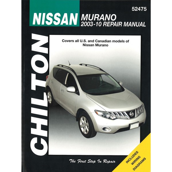 Nissan Murano 2003-2010 USA US Kanada Import Reparaturhandbuch Chilton-image