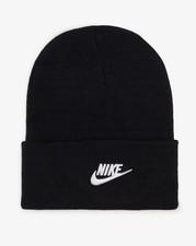 Nike Peak Futura Beanie Hat Unisex Sportswear Cap Casual Black HF0186 010 New