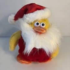 Vintage Dan Dee Animated Singing Dancing Christmas Chicken "Chicken Dance" 8"