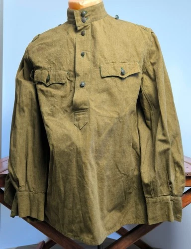 Antique WW2 USSR Red Army Soldier RKKA tunic Soviet Khaki original new