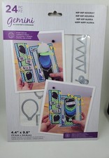 CC2 Crafters Companion Hip Hip Hooray Stamp And Die Shaped Waterfall 24pc New