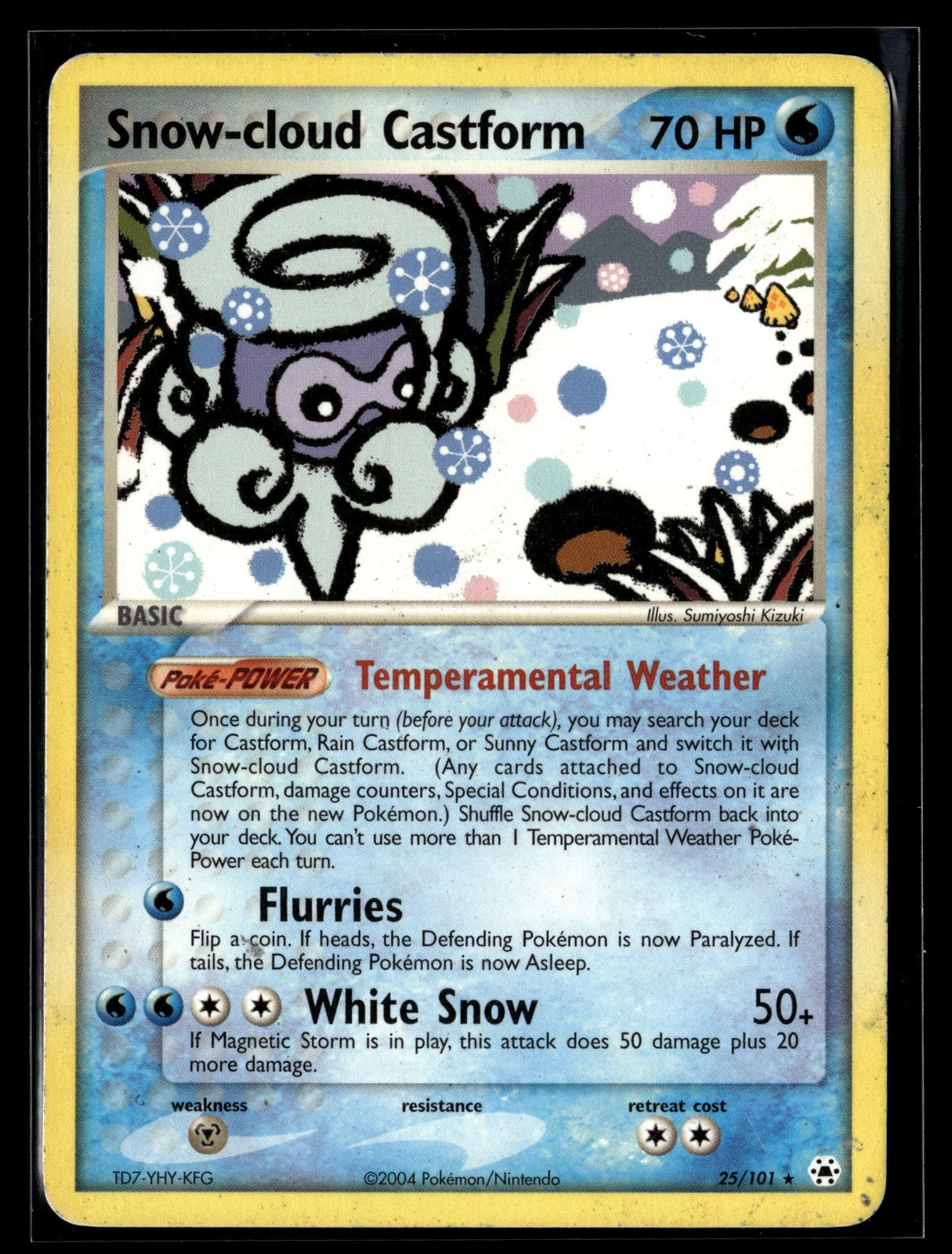 Pokemon TCG Hidden Legends #25/101 Snow-cloud Castform