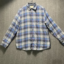 Weatherproof Vintage Shirt Men Extra Large Red Plaid Flannel Lumberjack Outdoor