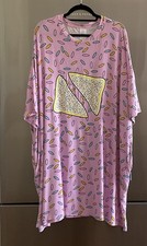 Oodie Women's Sleep Tee Pink Fairybread