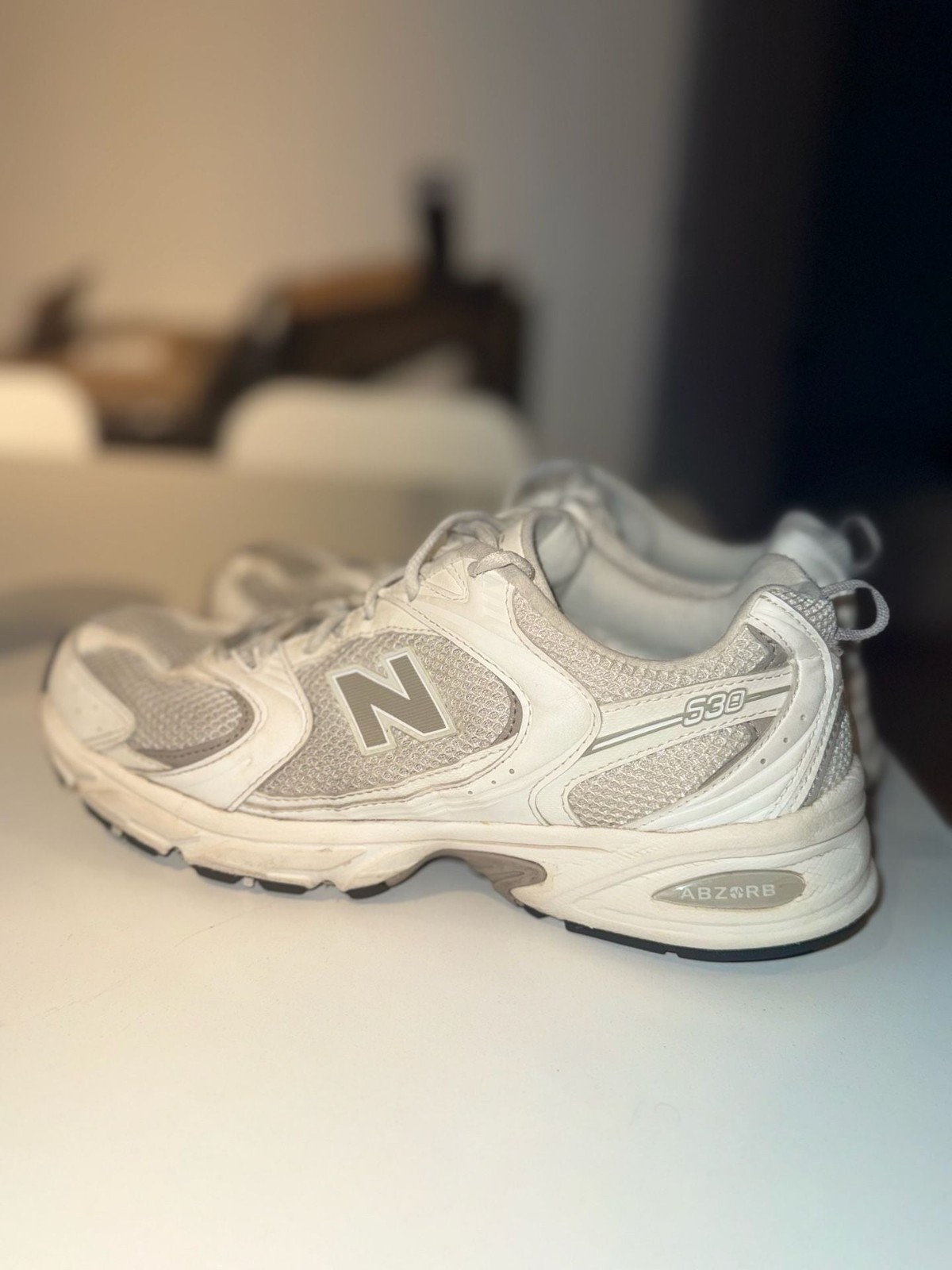 New Balance 530 Unisex Sneakers Casual Lifestyle Shoes Mesh White Brown U530CSB
