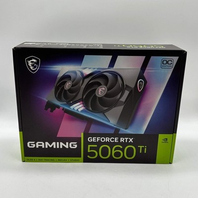 MSI GeForce RTX 5060 Ti Gaming OC 8GB GDDR7 Graphics Card MS-V536