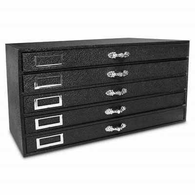 5 Drawer Jewelry Hobby Gem Organizer Display Case w/ 250 Gem Jar Insert
