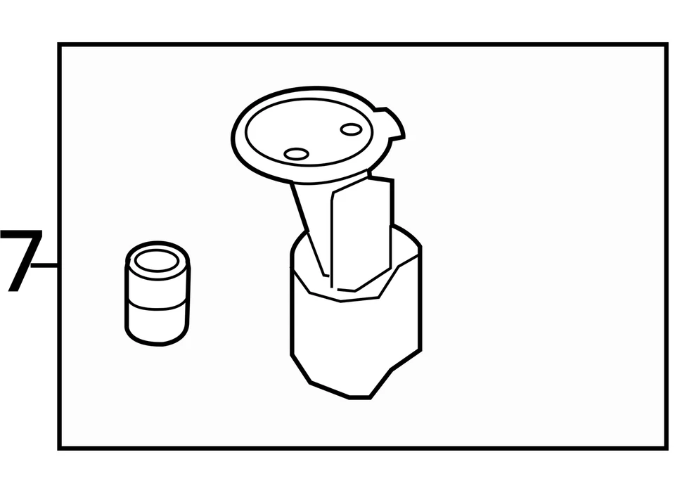 Fuel Pump 3.5L Turbo 4WD Tank Mounted Fits 12-14 FORD F150 PICKUP 5008306 - Image 3 of 3