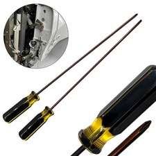 Extended 12 Inch Screwdriver with Rubber Handle for Hard to Reach Areas