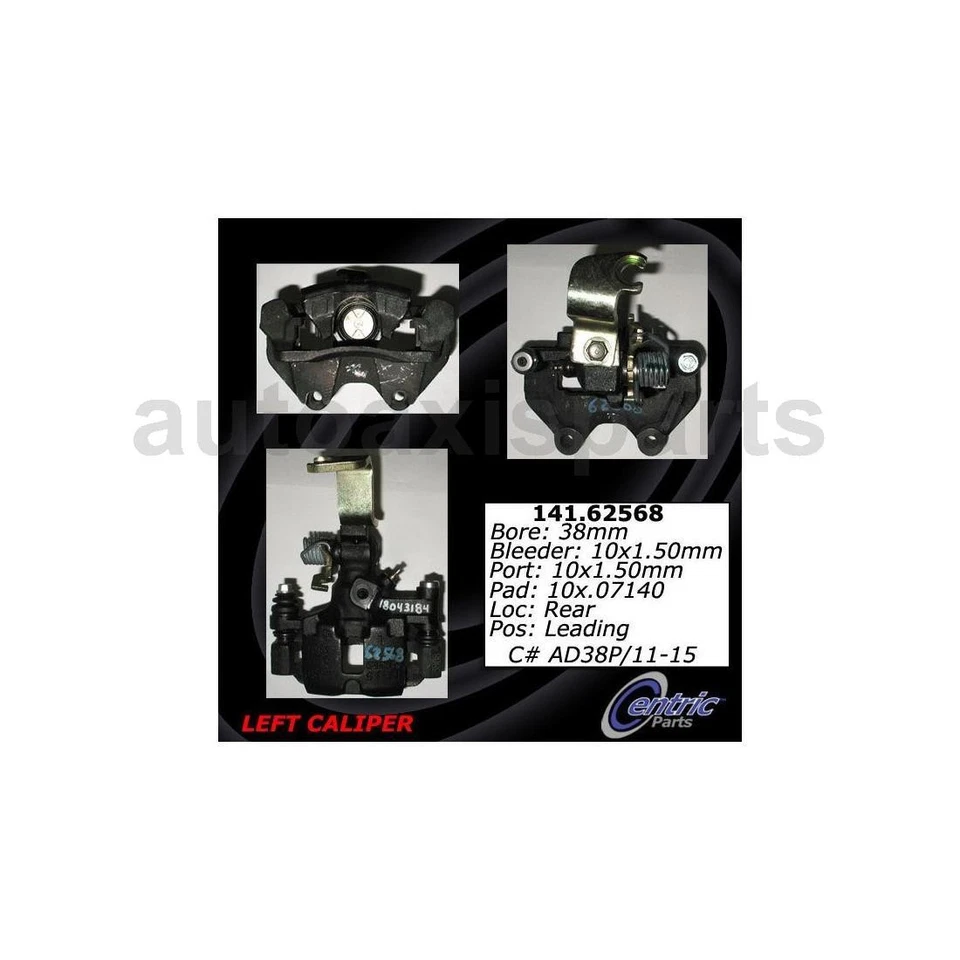 Pinza de freno de disco 2 piezas centradas traseras para Cadillac DeVille 2000-2005 Foto 3 de 4