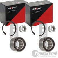 2X Maxgear RADLAGER-SATZ Vorne Passend FÜR Fiat Palio Siena Strada Links+Rechts