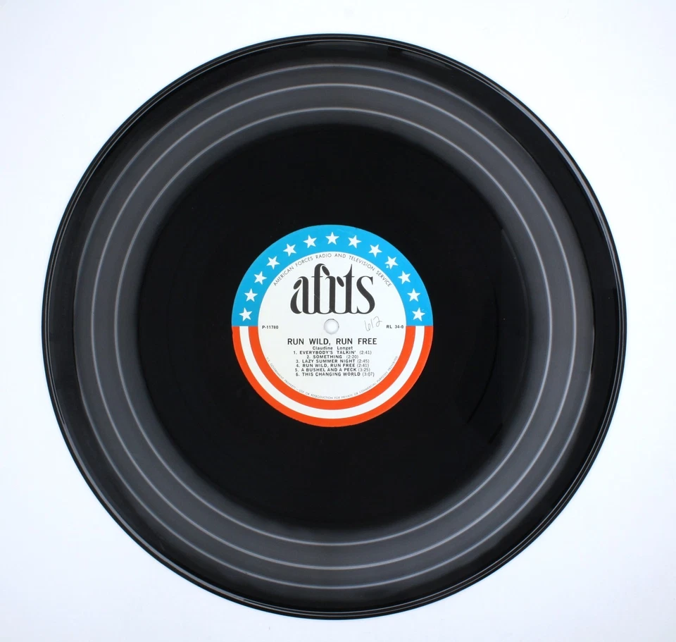 C1970 AFRTS Evie Sands Claudine Longet Run Wild Free Armed Forces Transcription - Image 3 of 4