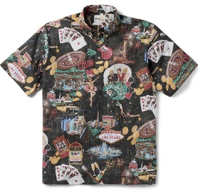 Reyn Spooner Limited Issue Our 9th Island Button Front Black Aloha