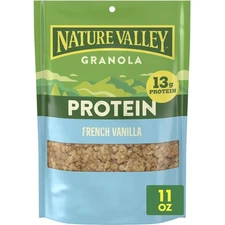 Nature Valley Protein Granola French Vanilla Crunchy Clusters 11 oz Snack Cereal