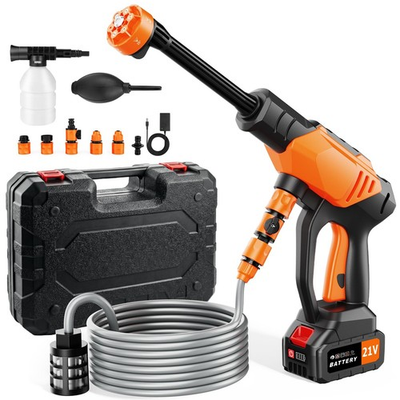 #ad Brushless Cordless Portable Washer 4000mAh Battery Handheld Car Washer $225.74
