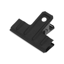 10 Pcs Black Large Bull Clips Thickened 3 Inch Metal Binder Clips for Office Use