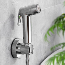 Handheld Bidet Sprayer For Toilet Chrome Cloth Diaper Muslim Shower Attachment