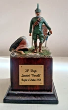 Tin toy soldier Miniatures  dipinto a mano-26° rgt. LANCIERI DI " VERCELLI" 1918