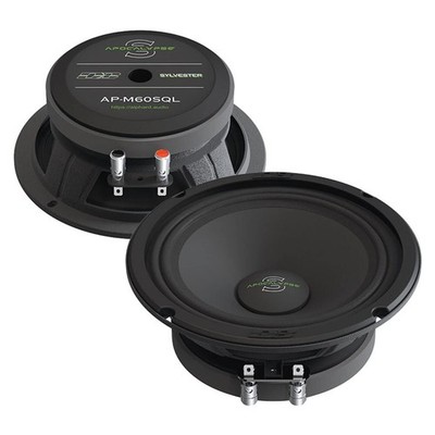 6.5'' 600 Watt 4-Ohm Midrange Car Audio Speakers Apocalypse Deaf Bonce AP-M60SQL