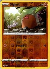 Diglett Reverse Holo Common SWSH01: Sword Shield Base Set 092/202 LP