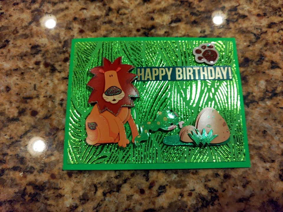 Greeting Cards. Handmade Birthday Cards. 6 piece with envelopes. 4 1/4 X 5 1/2. - Image 4 of 4