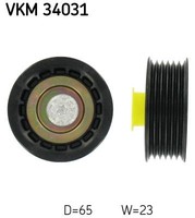 SKF VKM 34031 Umlenk-/FüHrungsrolle, Keilrippenriemen FüR Ford Jaguar