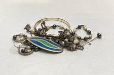Lot bijoux ferraille métal précieux argent sterling 925 20,06 g