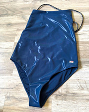 Tommy Jeans Damen Badeanzug Einteiler Blau S ...