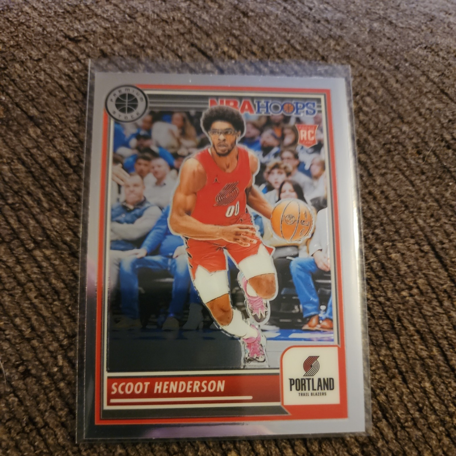 2023-24 Panini NBA Hoops Premium Stock - #137 Scoot Henderson (RC)