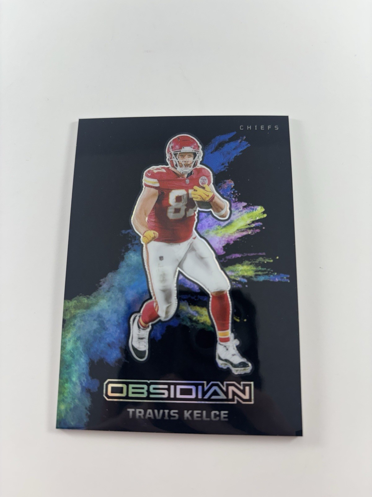 2024 Panini Obsidian - Black Color Blast Travis Kelce #21
