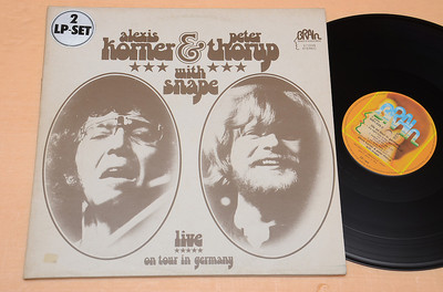 Alexis Korner 2LP Live Tour Germany 1St Original 1973 Brain Gatefold EX