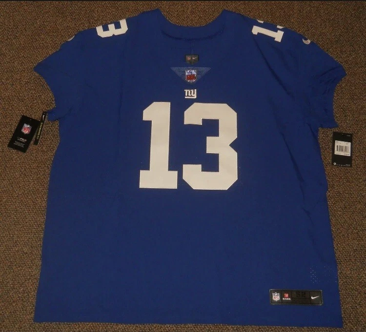 Nike New York Giants No13 Odell Beckham Jr Olive/USA Flag Women's Stitched NFL Limited 2017 Salute to Service Jersey