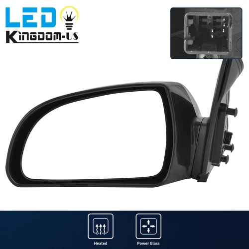 Left Driver Side Power Heated Mirror for 2006 2007 2008 2009 2010 Hyundai Sonata