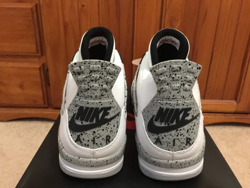 Air Jordan 4 Retro OG White Cement IV Deadstock New in Box US 11.5 UK 10.5 2016