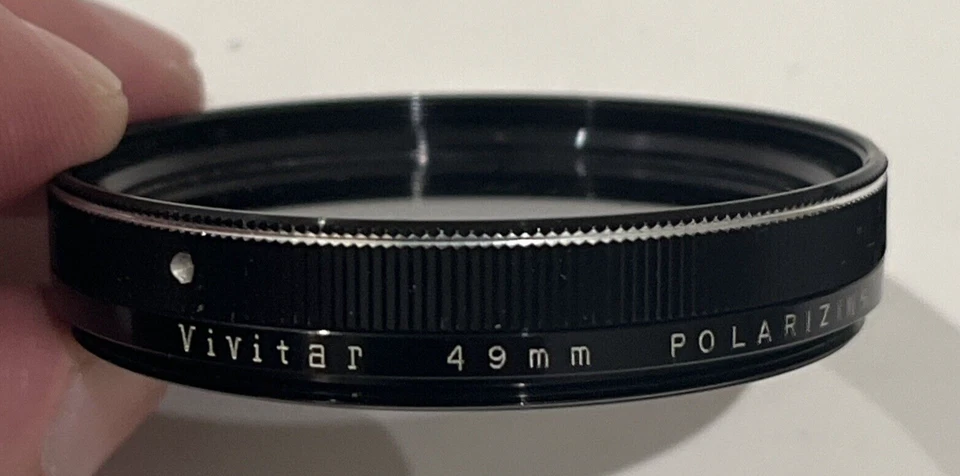 Vivitar 49mm Polarizing Camera Filter Lens Vintage - Image 2 of 4