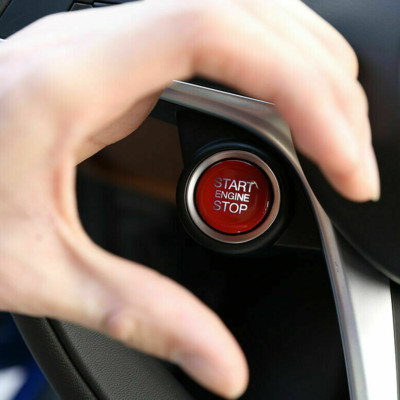 Roter One-Key-Startmotorknopf Passend für Alfa Romeo Tonale 2022-2024