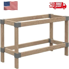 Heavyweight 2' X 4' Do-It-Yourself Workbench Kit,Gray