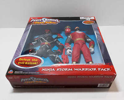 NEW Power Rangers Ninja Storm Warrior Pack Red Ranger / Kelzak 12