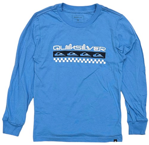 Quiksilver Kids' Boys' Youth Checkered Logo Long Sleeve Tee T-Shirt - Picture 3 of 3
