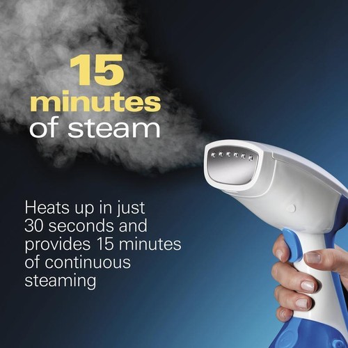 Vaporizador de ropa portátil portátil 15 min vapor fácil llenado calentamiento rápido duradero EE. UU. - Imagen 7 de 12