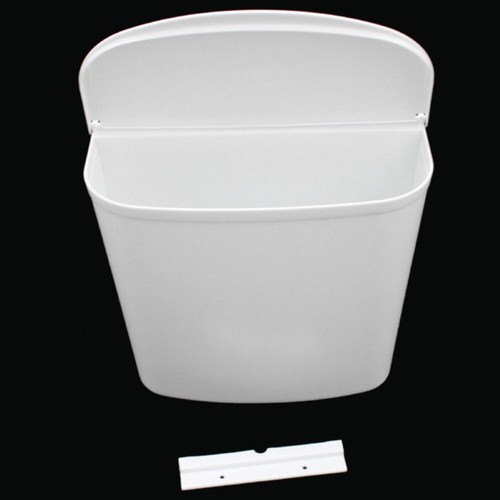Create Idea 2 Fermaporta In Plastica E Metallo Per Camper, Roulotte, Barche E Mobili, Bianco