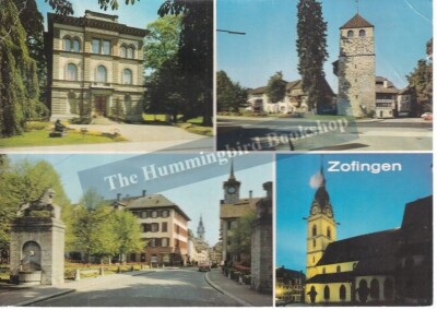 Zofingen mehrere Bilder Schweiz Postkarte mit Stempel