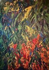 Abstract Impressionist Original Oil Painting