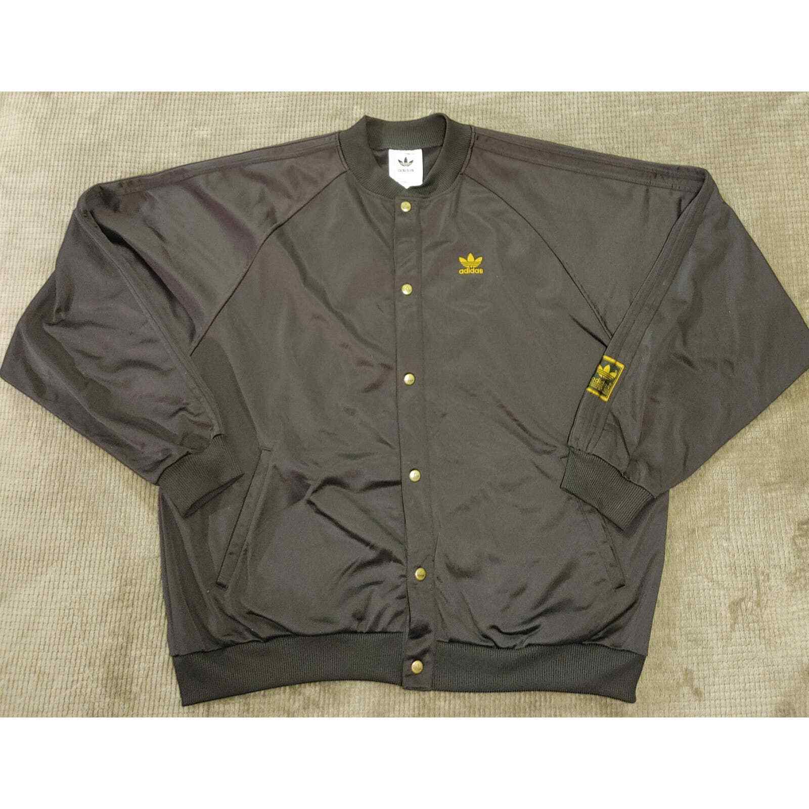 Adidas Originals Black & Gold Track Jacket XXL Gem