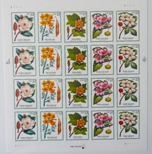 US Stamps # 3197a Flowering Trees 37 Cent Mint Sheet Sealed ~ MNH
