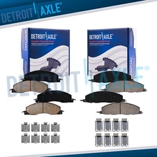 Front Rear Ceramic Brake Pad Hardware for Dodge Ram 2500 3500 Ram 3500 2500 1500